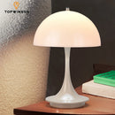 Axya LED Mushroom Table Lamp: Portable, USB Charging, Dimmable, Flower Bud Design