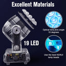 Axyaa 19x15W RGBW Moving Head Beam Light for Disco Wedding Stage Lighting