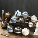 Axyaa Vintage Ceramic Stew Pot with Lid Bowl - 300ml