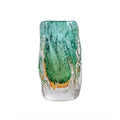 Axyaa Glass Vase: Living Room Floral Decor, Dining Table Centerpiece