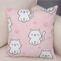 Axyaa Cartoon Animal Cushion Cover: 45*45cm for Living Room, Sofa, Car, Children's Room