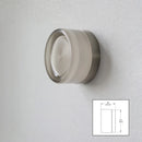 Axyaa Glass Lampshade LED Wall Sconce, 4 Colors Bedroom Living Room Bathroom Mirror Stair Wall Light