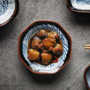 Axyaa Japanese Style Ceramic Seasoning Dish Set for Restaurants and Home