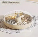 Axyaa Fruit & Snack Tray: Stylish Living Room Storage for Dried Fruits, Candy, Coffee Table