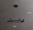 Axyaa LED Ring Pendant Light Chandeliers for Modern Living and Dining Room