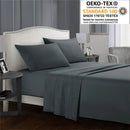 Axyaa Soft King Size Fitted Sheet Set Comfortable Durable Bed Cover Protector