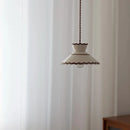Axyaa Ceramic Pendant Lamp LED Hanglamp for Home Decoration Dinning Living Room
