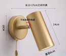Axyaa Adjustable Gold Aluminum LED Wall Lamp for Bedroom, Bathroom, Corridor - Indoor Sconce Lighting