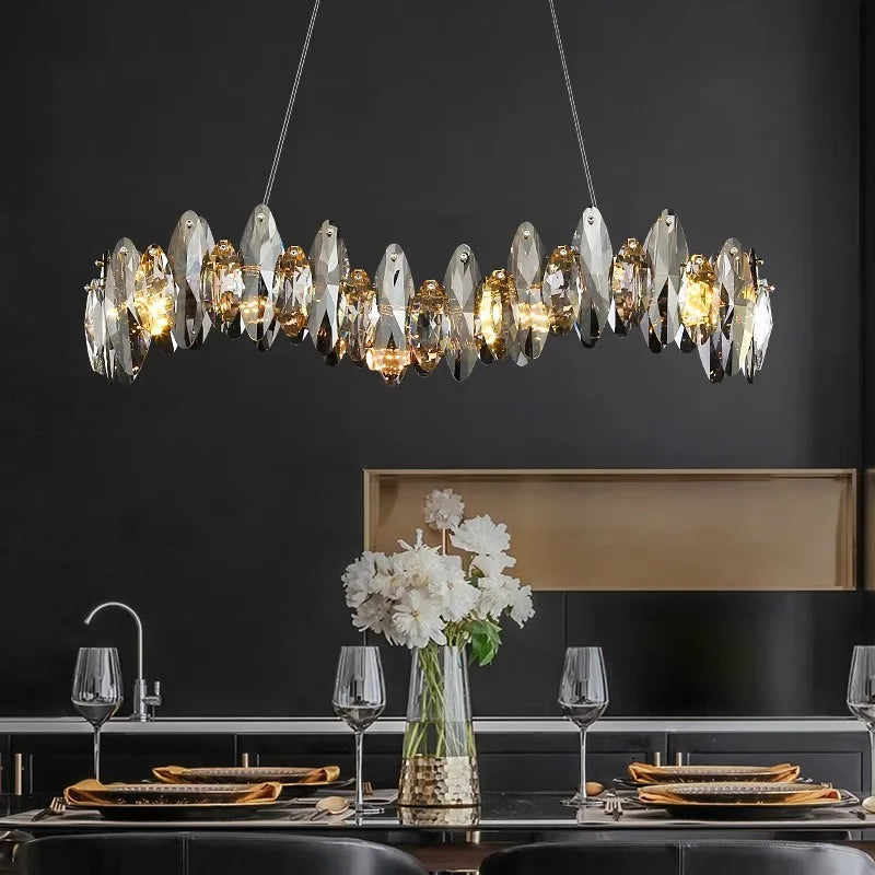 Axyaa Modern LED Pendant Chandeliers for Living and Dining Room Lighting