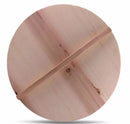 Axya Wooden Pan Lid - Handmade Chinese Anti-Hot Pot Bowl Cover & Wok Iron Hypotenuse Cover.