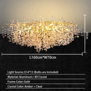 Axyaa Maple Leaf Pendant Light: Modern Minimalist Luxury for Living Room