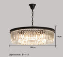Axyaa Luxury Crystal Pendant Chandelier for Home Decor