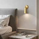 Axyaa Gold LED Wall Lights: 3 Temp Dimming, Rotatable Sconces