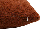 Axyaa Teddy Boucle Throw Pillow Case 45*45 - Decorative Cojines for Living Room