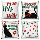 Christmas Pet-Themed Pillow Covers by Axyaa - Sofa, Bedroom, Car Cushion Cover