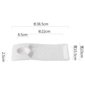 Axyaa Matte Ceramic Serving Plate Set for Molecular Cuisine and Sushi Dining