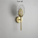Axyaa Brass Copper LED Wall Sconces for Bedroom Living Room Lighting