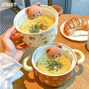 Axyaa Kawaii Bear Ramen Bowl - 750ml