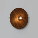 Axyaa Walnut Wood Wall Lights Grid Sconce Wabi-sabi Style Home Decor