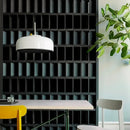 Axyaa Modern Honeycomb Mesh LED Pendant Hanging Light for Kitchen Island