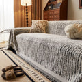 Axyaa Chenille Sofa Cover: Premium Line, All Season Protection, Anti Cat Scratch