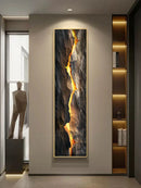 Axyaa Crystal Porcelain Mountain LED Wall Lamp for Home Decor