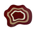 Axyaa French Retro Style Fluffy Soft Rug Irregular Shapes Carpet for Living Room Décor