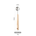 Axyaa Stainless Steel Measuring Cups & Spoons with Wooden Handle