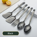 Axyaa Stainless Steel Serving Cutlery Set - Large Spoon, Fork, Shovel, Salad Stirrer