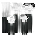 Axyaa 40Pcs Stainless Steel Cutlery Set for Dining and Kitchen