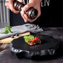 Axya Matte Irregular Ceramic Dinner Plate Set