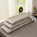 Axyaa Knitted Cotton Couple Pillow White Grey 48*150cm