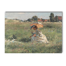 French Country Landscape Vintage Oil Painting Wall Art Poster by Axyaa