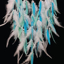 Axyaa Colorful Feather Pendant Dream Catcher Wall Hanging for Living Room
