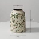 Axyaa Ceramic Vase: French Retro Pastoral Style, High Sense, Creative Ornament