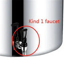 Axya 304 Stainless Steel Large Water Storage Pot with Lid and Faucet