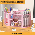 Axyaa Metal Pen Holder Desktop Storage Box Office Supplies Student Decor