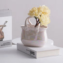 Axyaa Nordic Light Luxury Bags, Ceramic Decor, Dried Flowers, Vases for Home, Hotel, Exhibition Hall