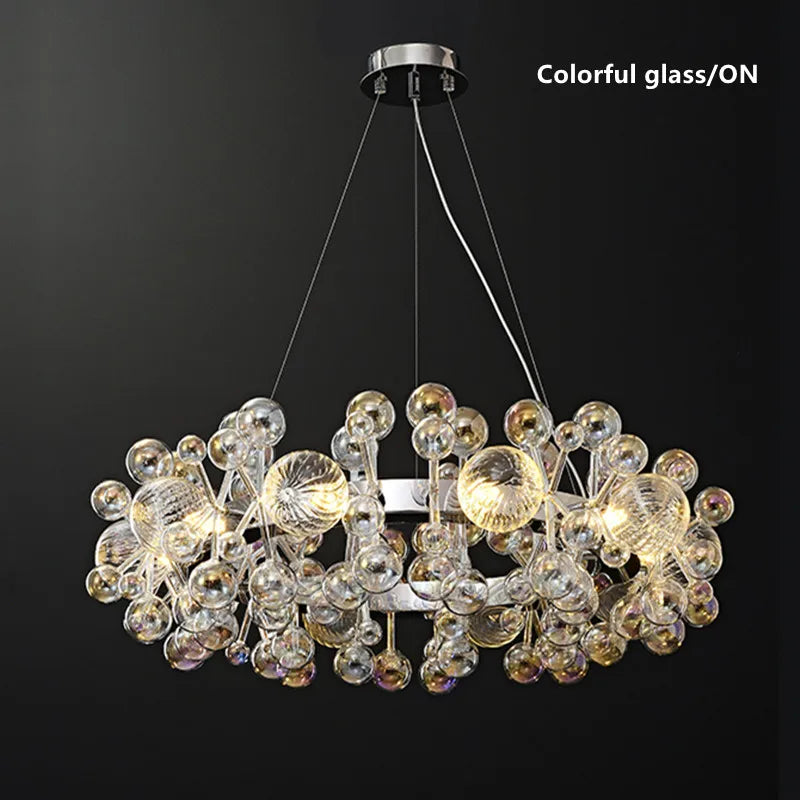 Luxury Nordic Glass Chandelier by Axyaa for Modern Living Room Dining Bedroom