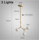 Axyaa Branch Chandelier: Industrial Loft Retro Decor, Tree Branch Lamp