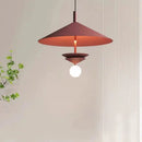 Axyaa Red UFO Pendant Light for Dining and Living Spaces