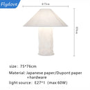 Axyaa Nordic Wabi Sabi Paper Table Lamp for Home and Office Decor