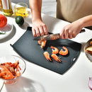 Axyaa Plastic Cutting Board Set for Kitchen Cooking - 3pcs