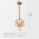 Axyaa Five Pointed Star Pendant Light, Personalized Design for Various Spaces