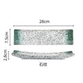 Axyaa Leaf Sashimi Board | Japanese Ceramic Boat Sushi Board for Elegant Table Setting