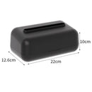 Axyaa Wall Mountable Tissue Box Holder - Automatic Lift, Waterproof, Reusable