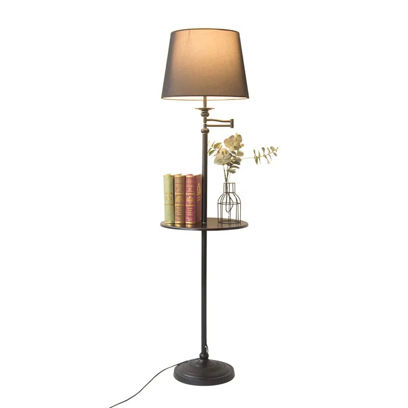 Axyaa Wooden Vertical Floor Lamp for Home Living Room Study Bedroom