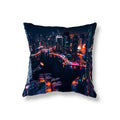 Axyaa City Building Night View Pillowcase