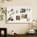 Axyaa Metal Magnetic Bulletin Board for Home Display Souvenirs, Photos & Notes