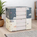 Axyaa Foldable Non-Woven Storage Bag Fabric Wardrobe Organizer with Zipper